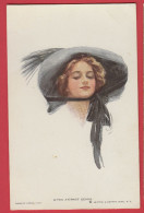 FISHER : Bows Attract Beaus , Femme Avec Chapeau , Woman With Hat . 2 Scans . - Fisher, Harrison