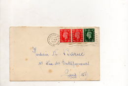 Grande-Bretagne Enveloppe Du 11 Mai 1937 De Londres Pour Paris - Cartas & Documentos