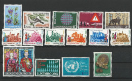 Luxembourg: Année 1970 ** (manque Le 757) - Full Years