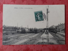 Dep 47 , Cpa LIBOS , La Gare , Arrivée D'un Train (0AV.347) - Libos
