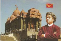 Swami Vivekananda At Parliament Of Religions Hinduism Picture Post Card By India Post Inde India Indien As Per Scan - Théologiens