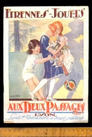 Catalogue AUX DEUX PASSAGES LYon Jouets Illustration FERRO Poupées Dolls Dinette Automobiles Train Voiture à Pédales - 1900 – 1949