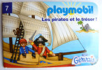 PLAYMOBIL Mini Livret 7 LES PIRATES Pour GERVAIS - Playmobil