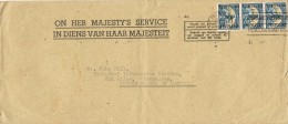 17781. Carta Official O.H.M.S. Service PRETORIA (South Africa) 1953. Penalty For Private - Servizio
