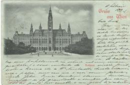 GRUSS Aus WIEN - RATHAUS  - 1899 - Vienna Center