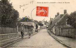 CPA - SAINT-CHERON (91) - Aspect De La Route De Dourdan Et De L'entrée Du Bourg En 1909 - Saint Cheron