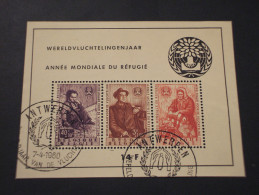 BELGIO - BF 1960 RIFUGIATI - TIMBRATO/USED - 1951-1960