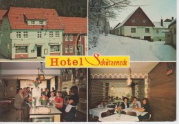 CPM Bad Sachsa - Hotel Schutzeneck (4 Vues) - Bad Sachsa