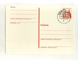 - ALLEMAGNE BERLIN . CP AVEC ENTIER . OBLITEREE 1977  . - Postcards - Used