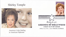 Shirley Temple FDC With B&W Pictorial Cancellation, From Toad Hall Covers  #3 Of 3 - 2011-...