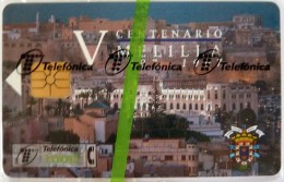 SPAIN - Chip - 1000 Units - V Centenario De Melilla - CP-109 - Mint Blister - Sammlungen