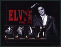 VINCENT GRENADINES SHEET ELVIS PRESLEY SINGERS ACTORS CINEMA MUSIC - Elvis Presley