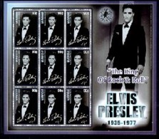 VINCENT GRENADINES SHEET ELVIS PRESLEY SINGERS ACTORS CINEMA MUSIC - Elvis Presley