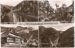 Höllental Schwarzwald - S/w Mehrbildkarte 1 - Höllental