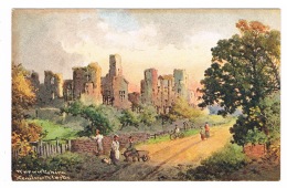 RB 1092 - Early Art Artist Signed Postcard - Kenilworth Castle - Warwickshire - Other & Unclassified