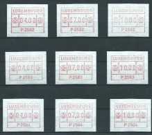 Lot Des P 2502-2503-2503  Valeurs De 4; 7; 10 Frs  (état: Xx)   Faciale: 1,56€ - Viñetas De Franqueo