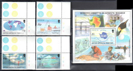 BAT British Antarctic Territory 1996 SCAR  Mi. 245-48+ Bl.3 -  MNH - Autres & Non Classés