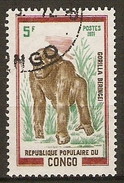 CONGO     -    GORILLE     -      Oblitéré - Gorilla