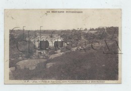 Pont-Croix (29) : Pont Entre Plouguernével Et Rostrenen En 1937  PF. - Pont-Croix