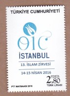 AC - TURKEY STAMP - 13TH ISLAMIC SUMMIT MNH 14-15 APRIL 2016 - Ungebraucht