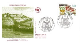 FDC Enveloppe 1er Jour 2001 - Besançon (25) - La Citadelle De Vauban - 2000-2009