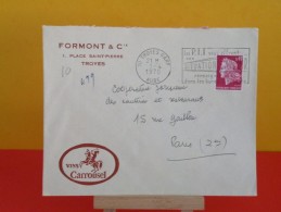 Flamme - 10 Aube, Troyes Gare - PTT Situations D'avenir - 1.4.1970 - Formont & Cie - Mechanical Postmarks (Advertisement)