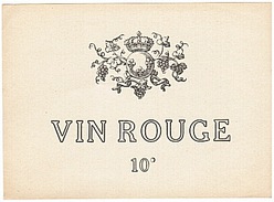 ETIQUETTE - VIN - - Rotwein