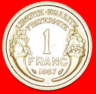 § CORNUCOPIAS: FRANCE &#9733; 1 FRANC 1937! LOW START&#9733; NO RESERVE! Type (1931-1941) - Autres & Non Classés