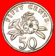 • FLOWER: SINGAPORE ★ 50 CENTS 1987!  LOW START★ NO RESERVE! - Singapur