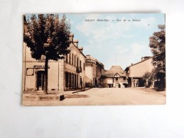 Carte Postale Ancienne : GALAN : Rue De La Mairie, Pharmacie - Galan