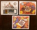 PARAGUAY ECHECS, ECHEC, CHESS, Ajedrez. Yvert N° 990/92  ** MNH - Chess