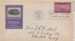 USA 1939  Montana Stetehood - FDC - 1851-1940