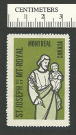 B35-45 CANADA Quebec Montreal Oratoire St Joseph Used 13 - Vignettes Locales Et Privées