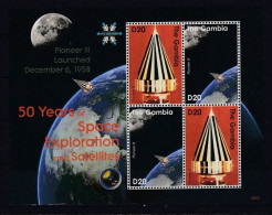 GAMBIA SHEET ESPACE SPACE EXPLORATION SATELLITES 50 YEARS - United States