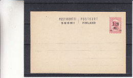 Finlande - Carte Postale De 1922 - Entier Postal - Briefe U. Dokumente