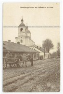 Pinsk  [Belarus] Postcard Petersburger Strasse Mit Soborkirche (205) - Belarus