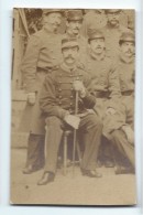 Groupe De Militaires/Photo Sur Carton/Grande Tenue/ Régiment/Photographe?/retaillée/Paris/vers 1870-1890 PHOTN130 - Oorlog, Militair