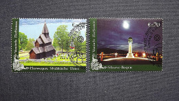 UNO-Wien 717/8 Oo/used, UNESCO-Welterbe: Nordische Länder - Used Stamps