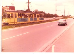 Photo Originale-Foto-1975- Tram Strassenbahn Tramway-Bochum-Gelsenkirchen-Strassenbahnen- - Trains