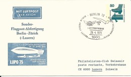 SF 75.4, Berlin - Zurich - Luzern, LUPO, 1975 - Sonstige & Ohne Zuordnung