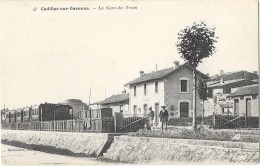 CADILLAC SUR GARONNE (33) Chemin De Fer Gare Du Tram Train - Cadillac