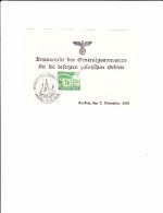 Poland/Germany 1939 Sonderkarte  "Krakua 7.11.1939 Amtsantritt Des Generalgouverneurs" - Covers & Documents