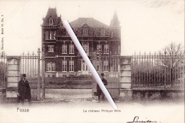 FOSSE - Le Château De Philippe Biot - Superbe Carte Animée Et Circulée 1905 - Fosses-la-Ville