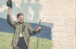 Alfred Mailick - Hunter Huntsman W Gun 1899 - Mailick, Alfred