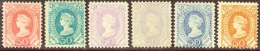 Schweiz Stehende Helvetia 1880 - 6 Libertas Mit Linienzähnung 6 Farben (Probedruck) - Neufs