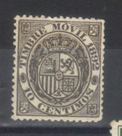 Timbre Movil 1892* - Postage-Revenue Stamps