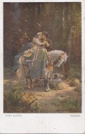 Hans Zatzka - Waldidyll , White Horse - Zatzka