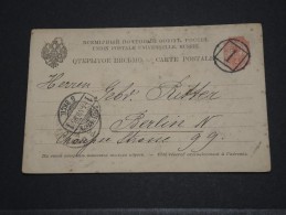 RUSSIE - Entier Pour La France - A Voir - P17739 - Entiers Postaux