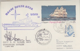 USA 1988 Polar Star Postal Stationery Si Commanding Officer  Ca Sep 2 1988 Polar Star (29534) - Sonstige & Ohne Zuordnung