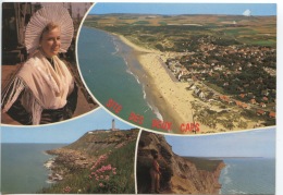 Site Des Deux Caps : Gris Nez - Blanc Nez Vue Générale Plage - Matelote Costume Folklore (n°116 Artaud) - Wissant